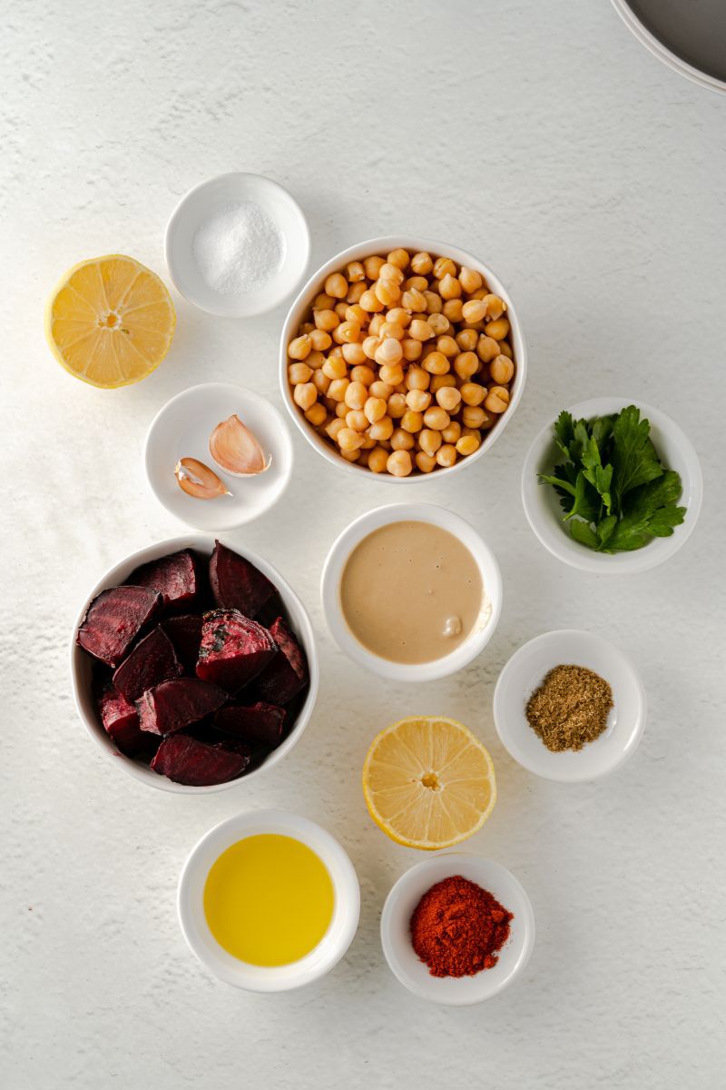 Beet Hummus Ingredients