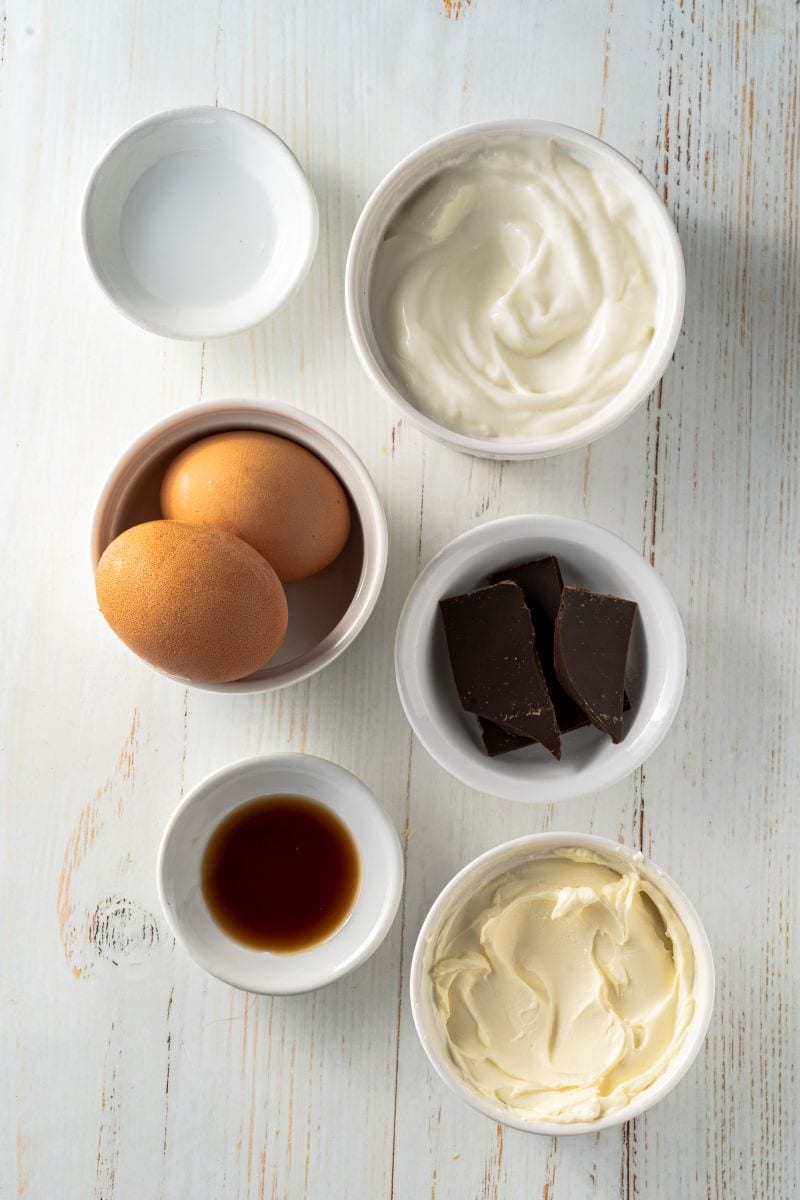 Sugar-free Chocolate Mousse Ingredients
