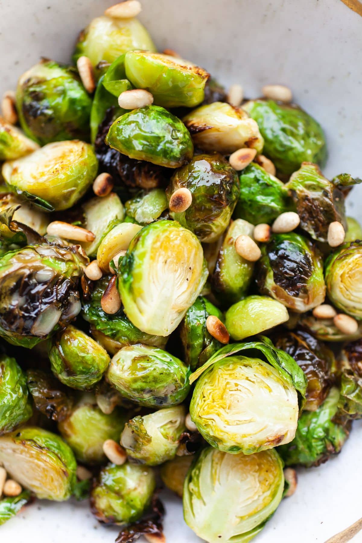 Air Fryer Brussel Sprouts with Honey Lemon Dressing Step 12