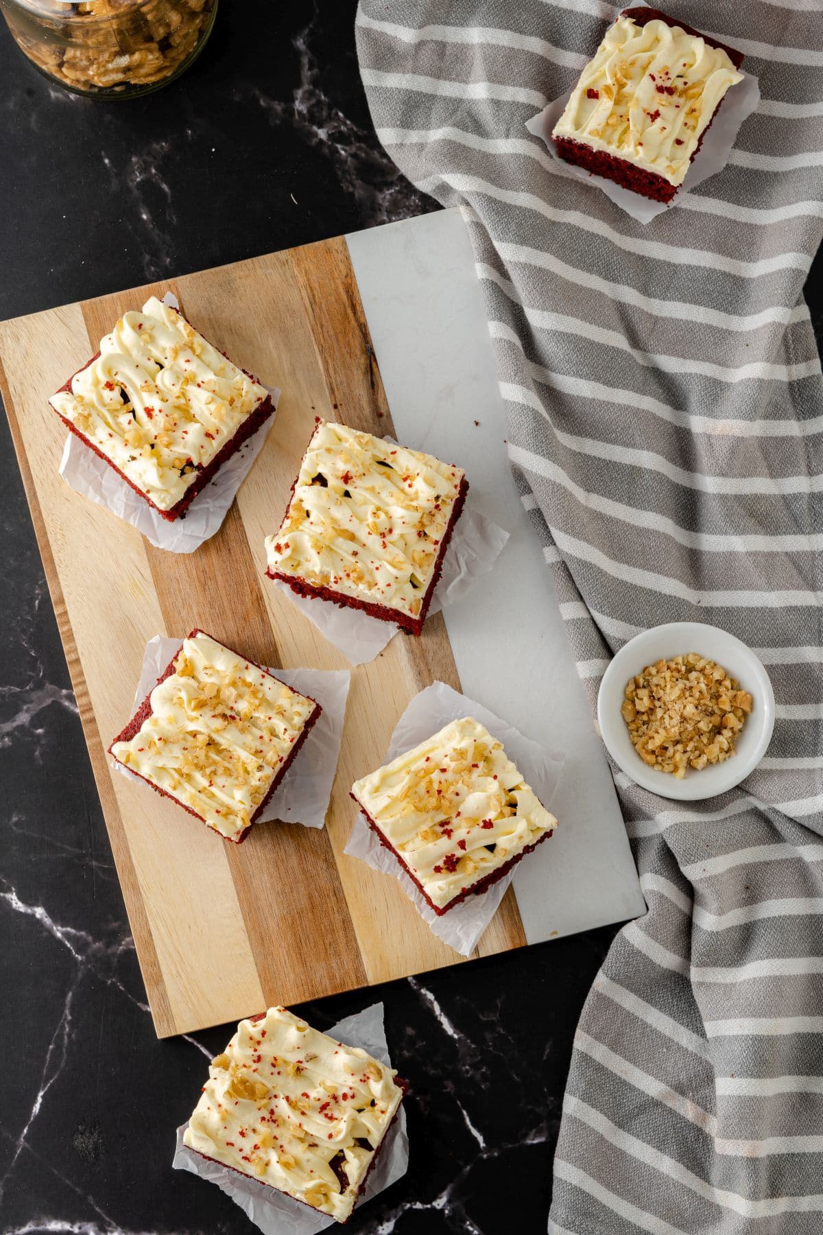 Almond Flour Red Velvet Sheet Cake 1