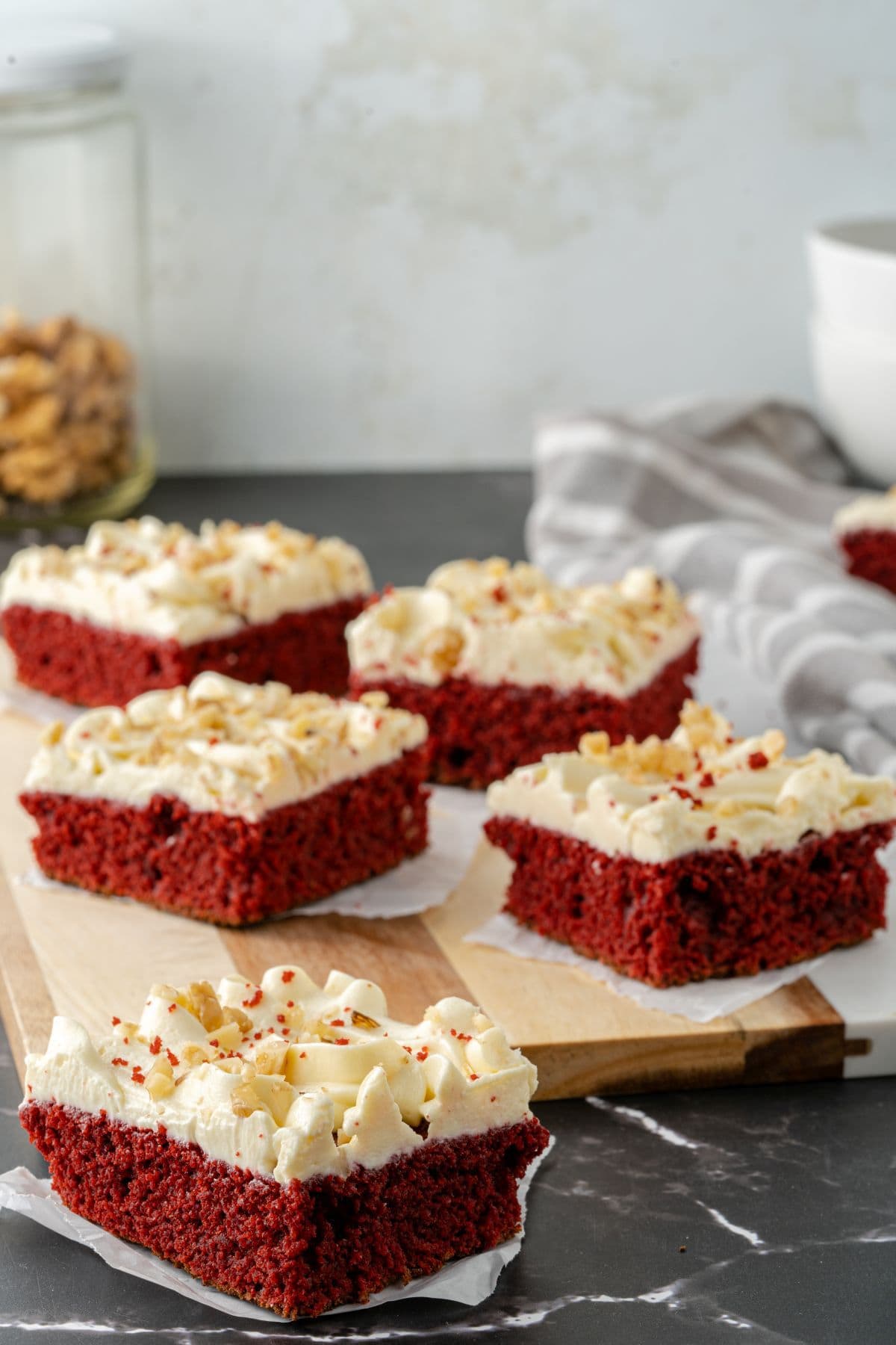Almond Flour Red Velvet Sheet Cake 4
