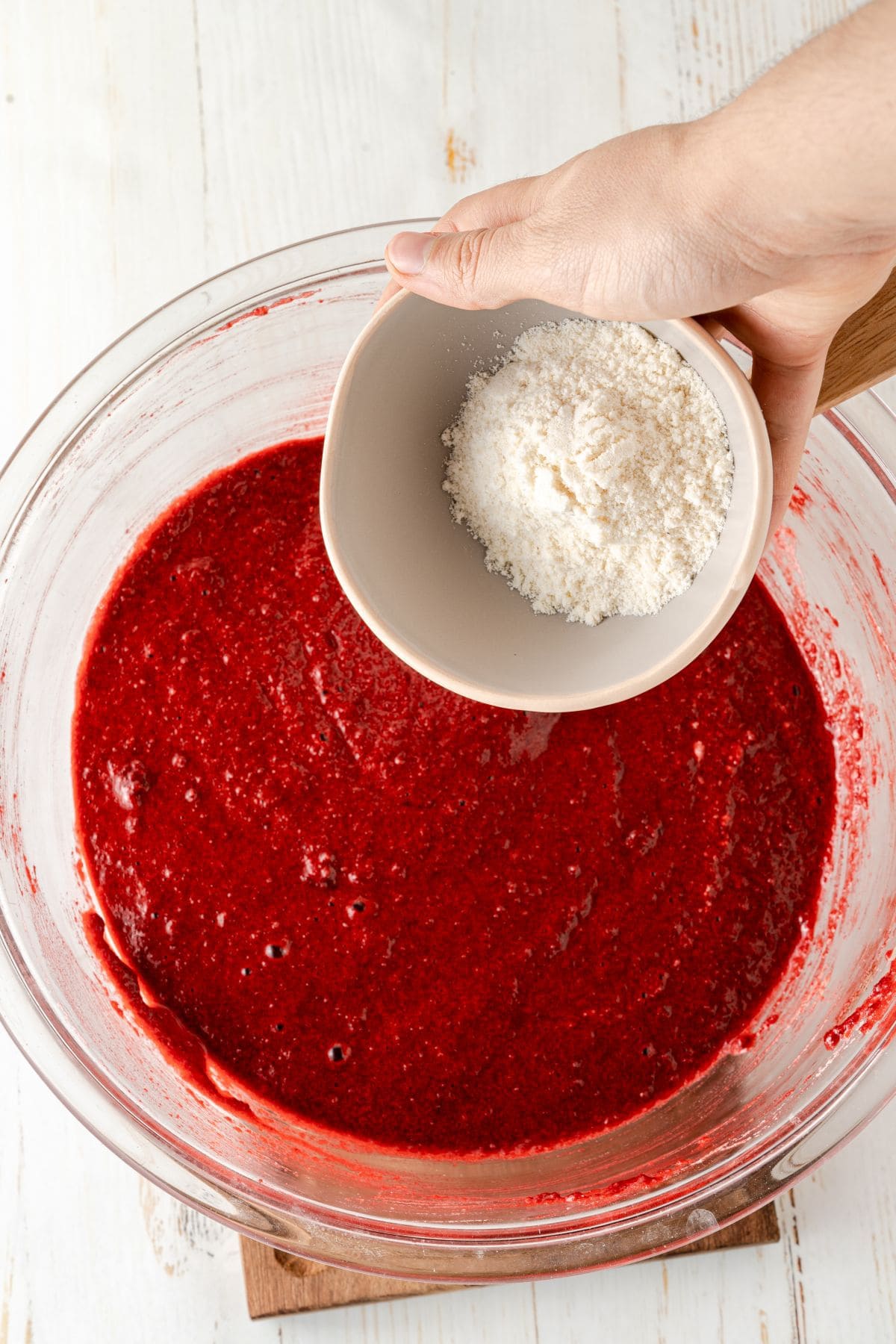 Almond Flour Red Velvet Sheet Cake Step 10