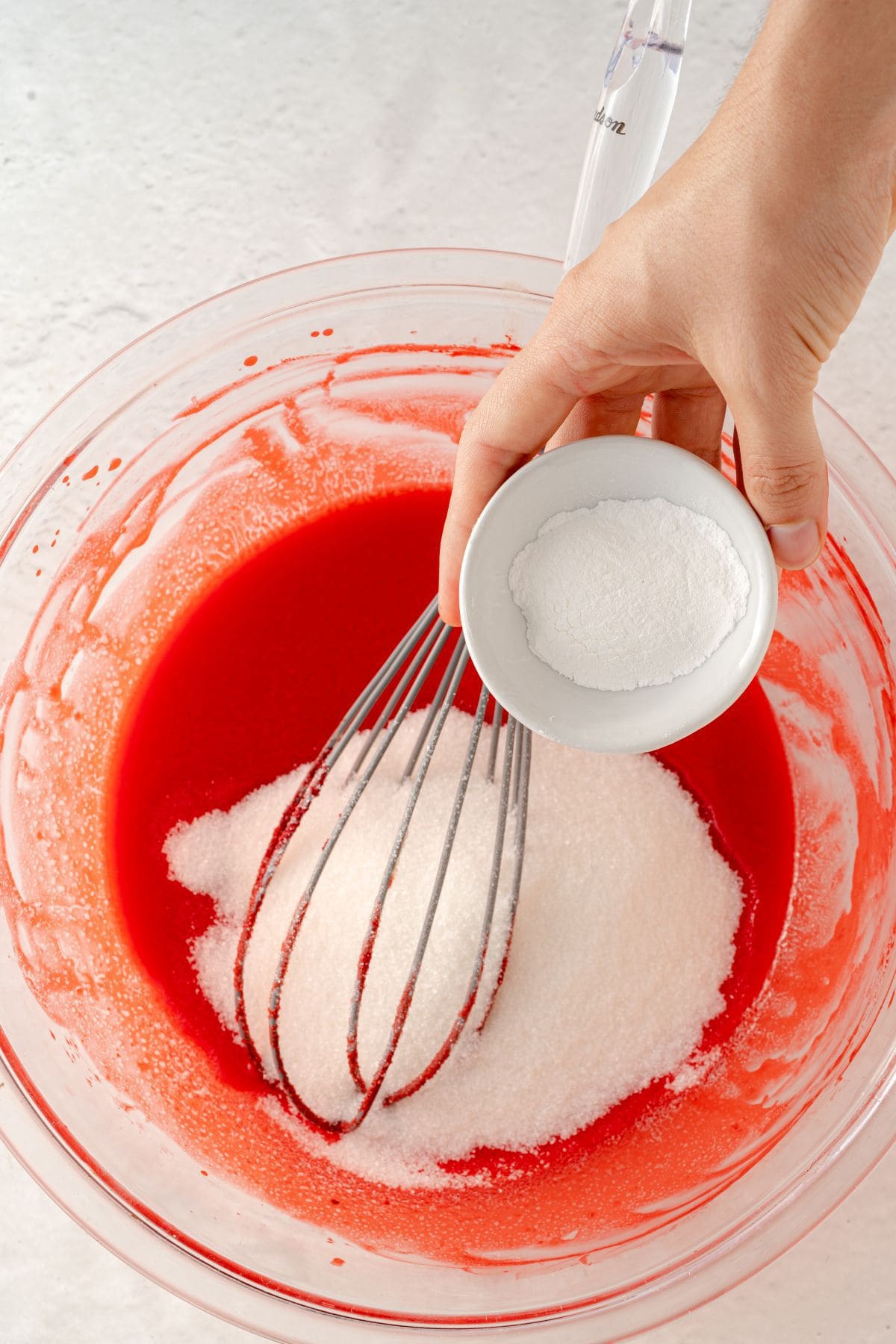 Almond Flour Red Velvet Sheet Cake Step 5