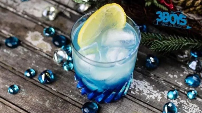 Blue Christmas Mocktail