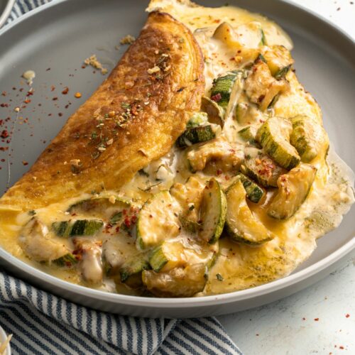 omelet with zucchini