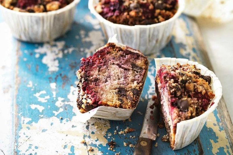 Gluten-Free Choc and Raspberry Muffin Desserts