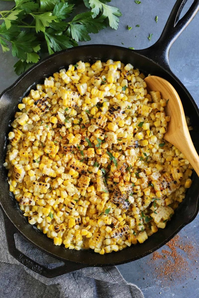 Grilled Creamed Corn 