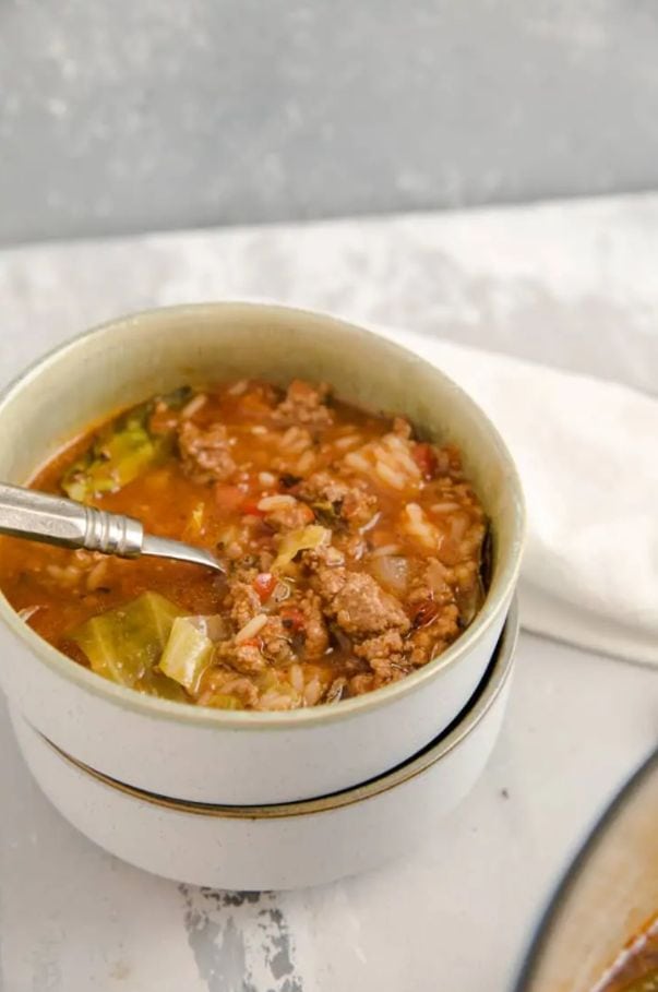 Gluten-Free Cabbage Roll Soup