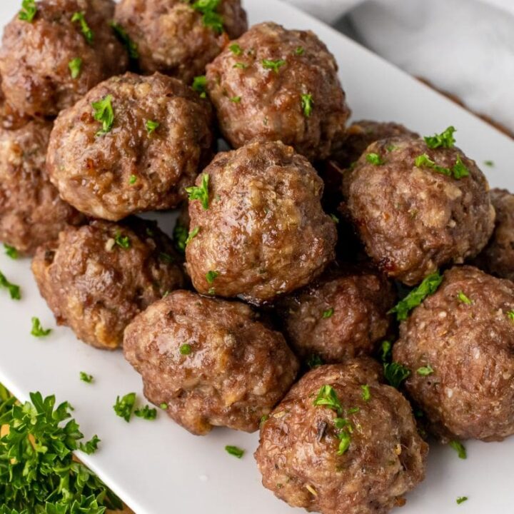 Oven baked meatballs 5