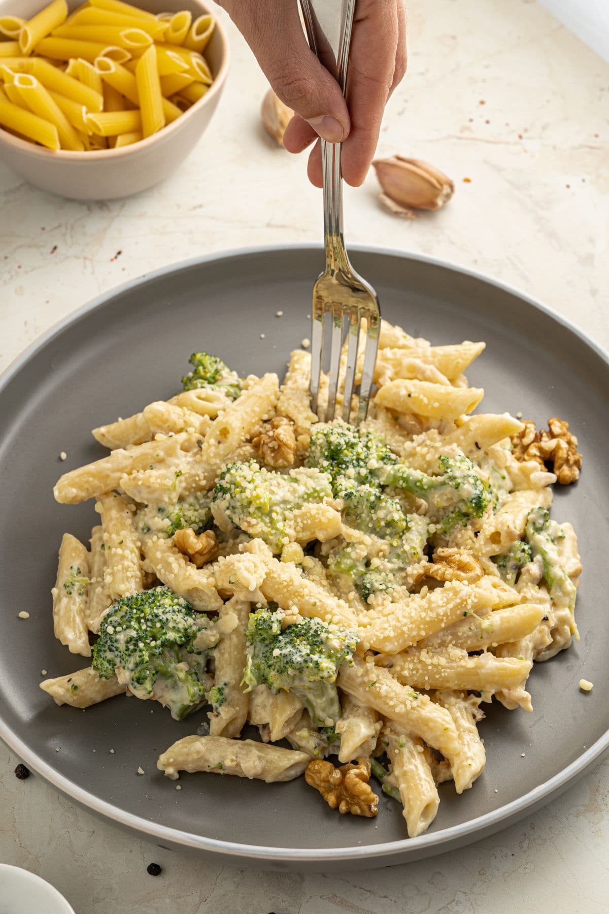 Creamy Broccoli Pasta 13