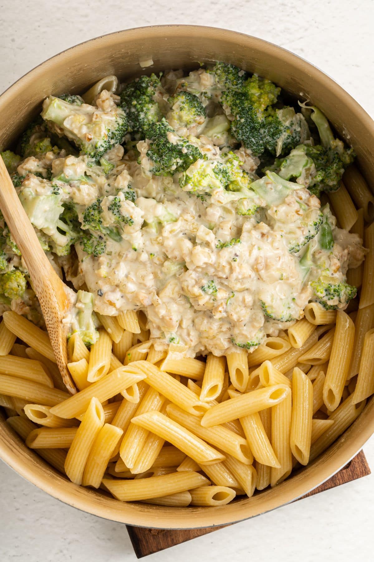 Creamy Broccoli Pasta step 11