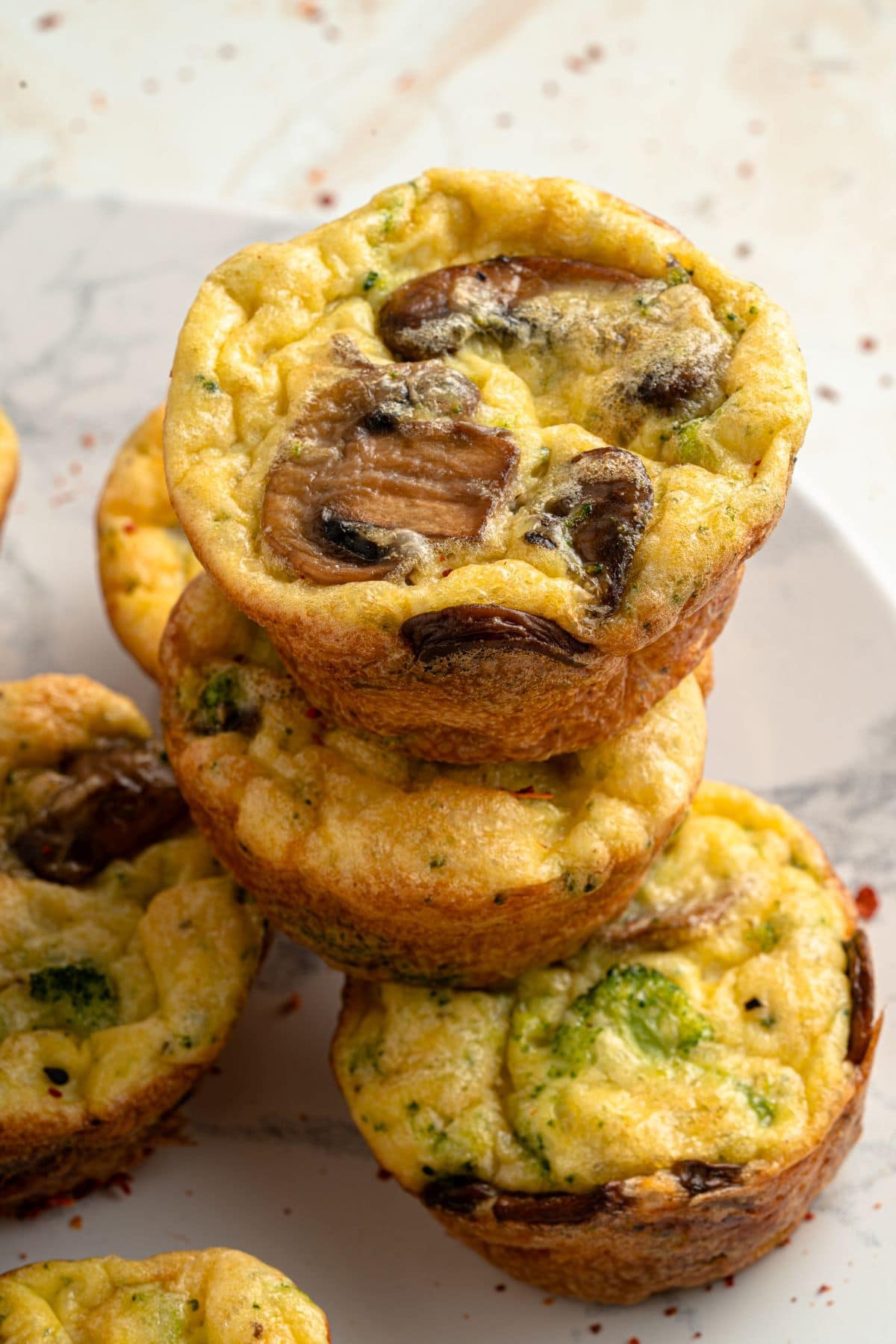 Keto Broccoli & Mushroom Egg Muffins 11