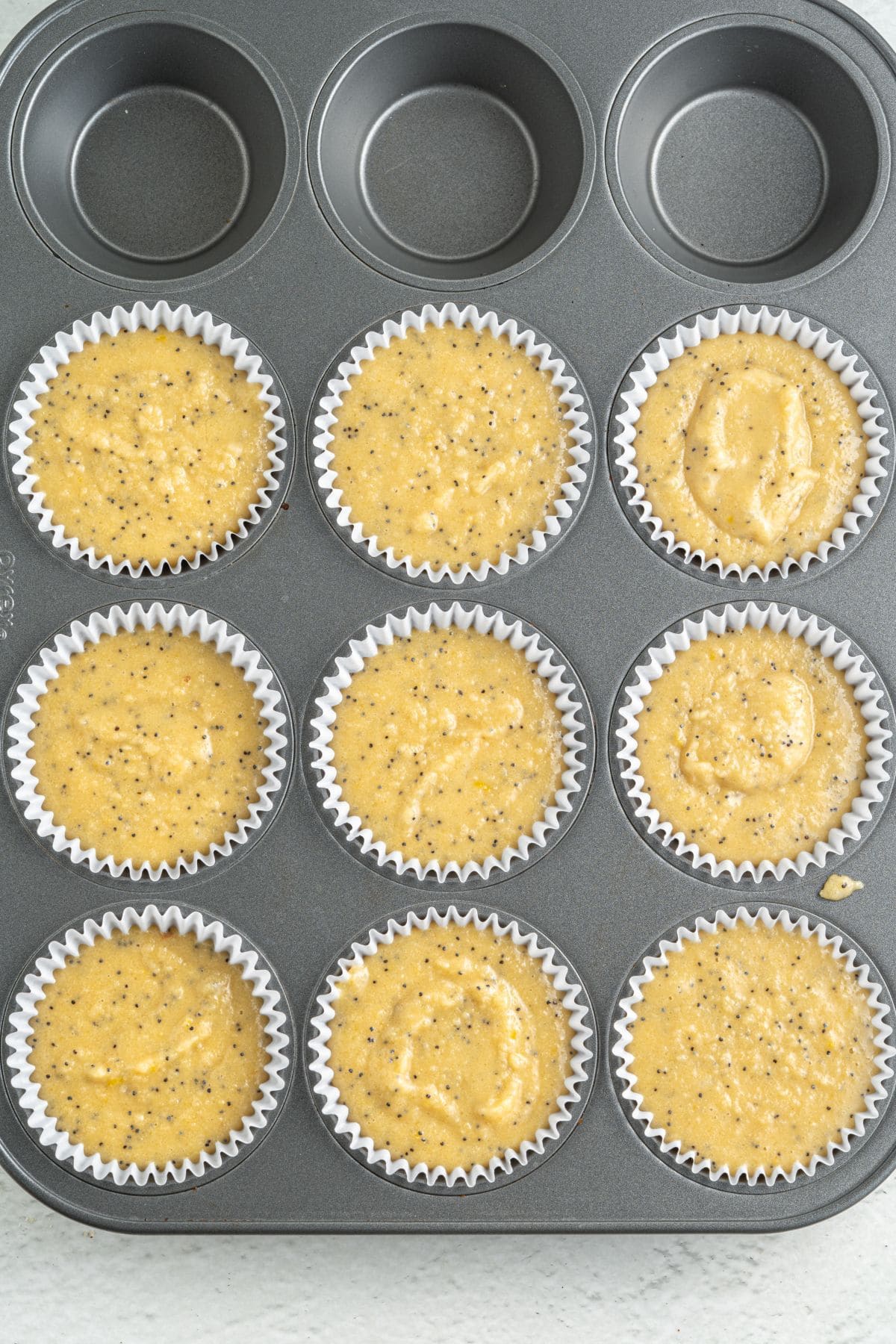 Keto Lemon and Poppy Seed Muffins step 15