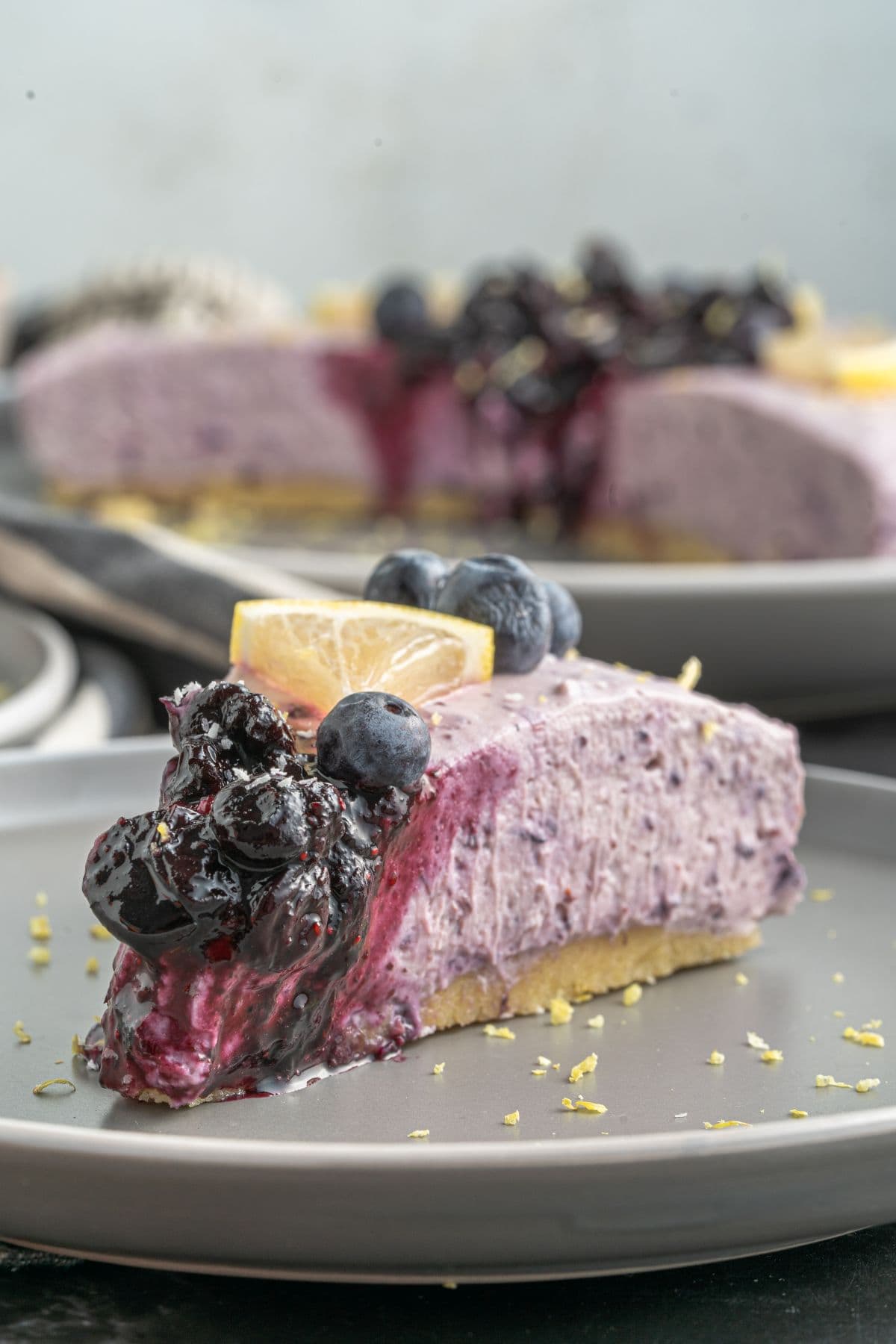 No-bake Blueberry Cheesecake 4