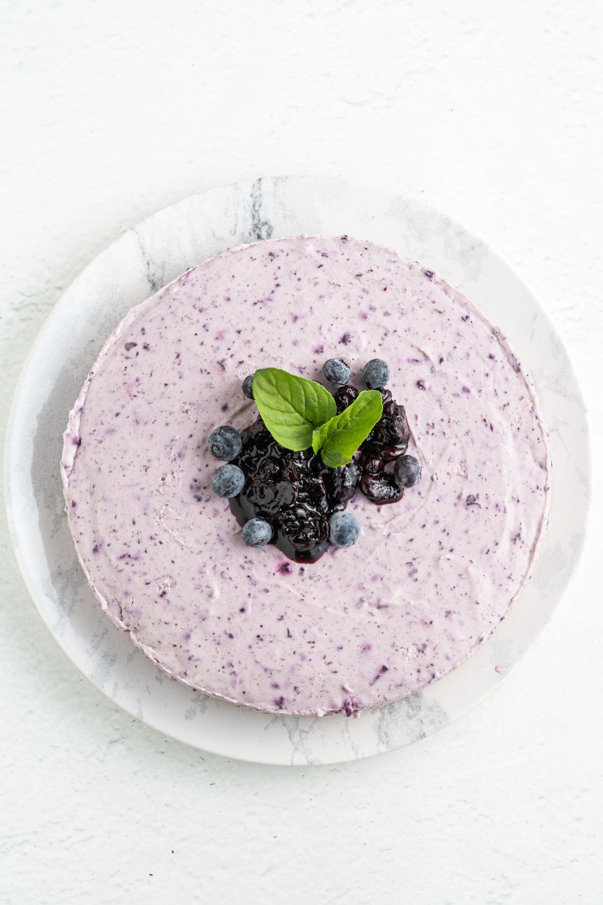 No-bake Blueberry Cheesecake step 18