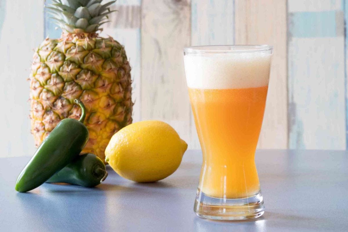 Spicy Pineapple Shandy