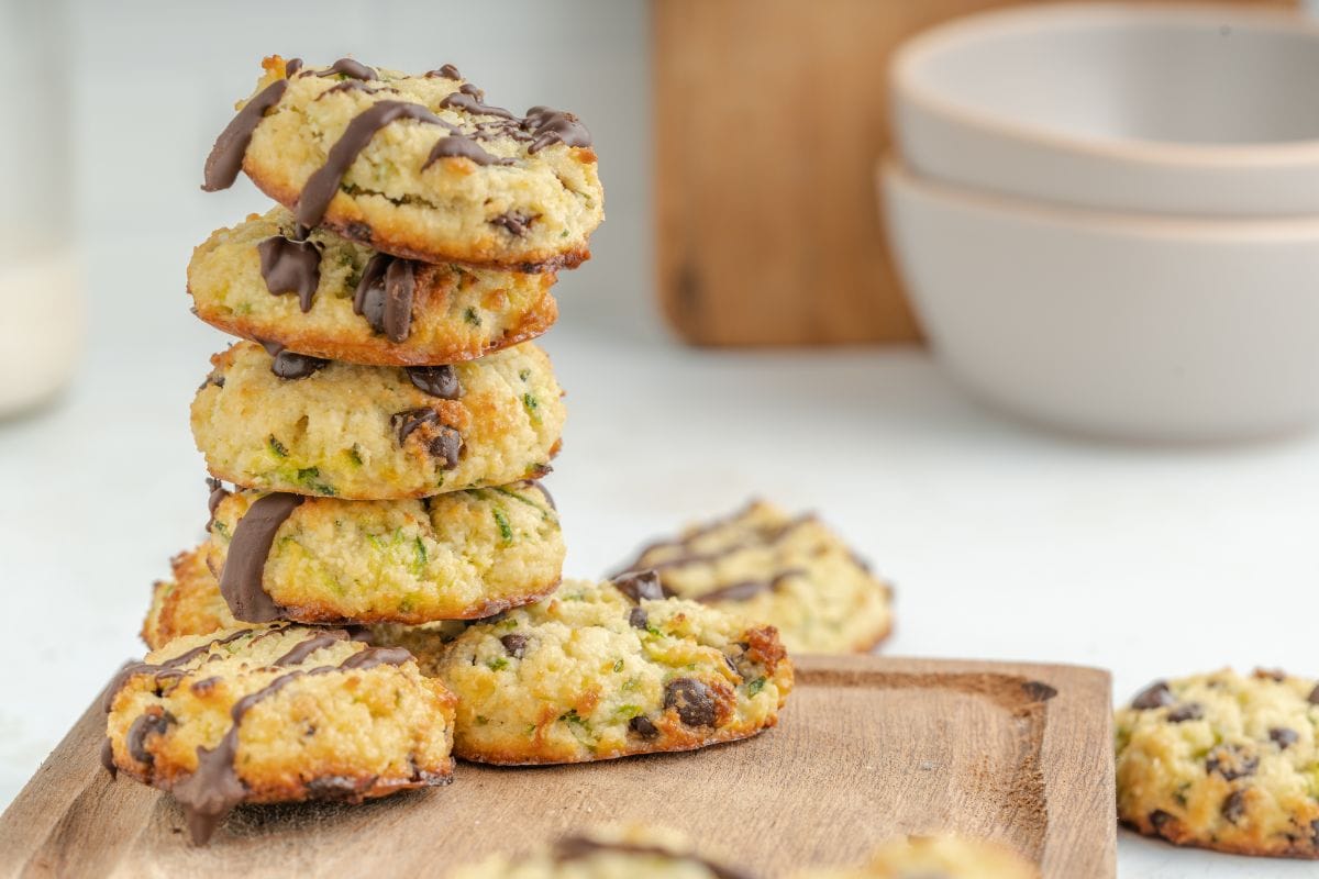 Almond Flour and Zucchini Chocolate Chip Cookies 14