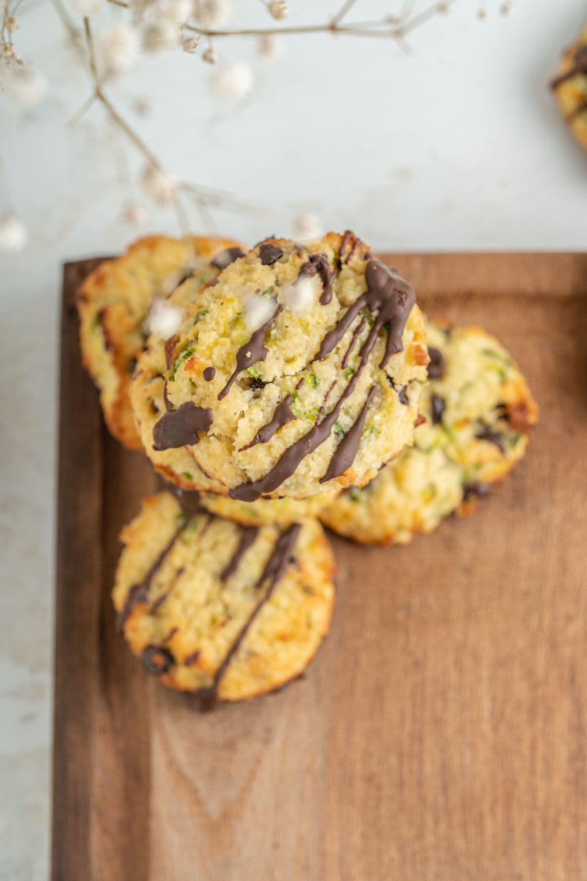 Almond Flour and Zucchini Chocolate Chip Cookies 6