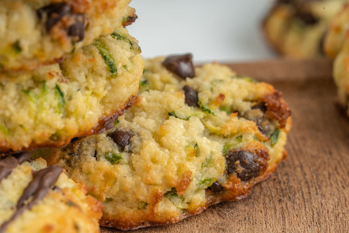 Almond Flour and Zucchini Chocolate Chip Cookies 9