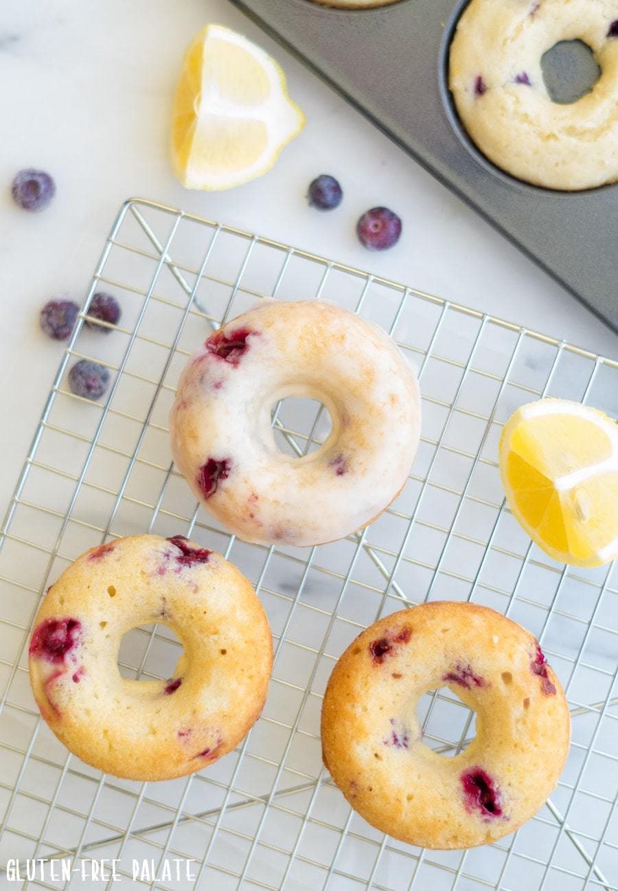 Gluten-Free Blueberry Donuts