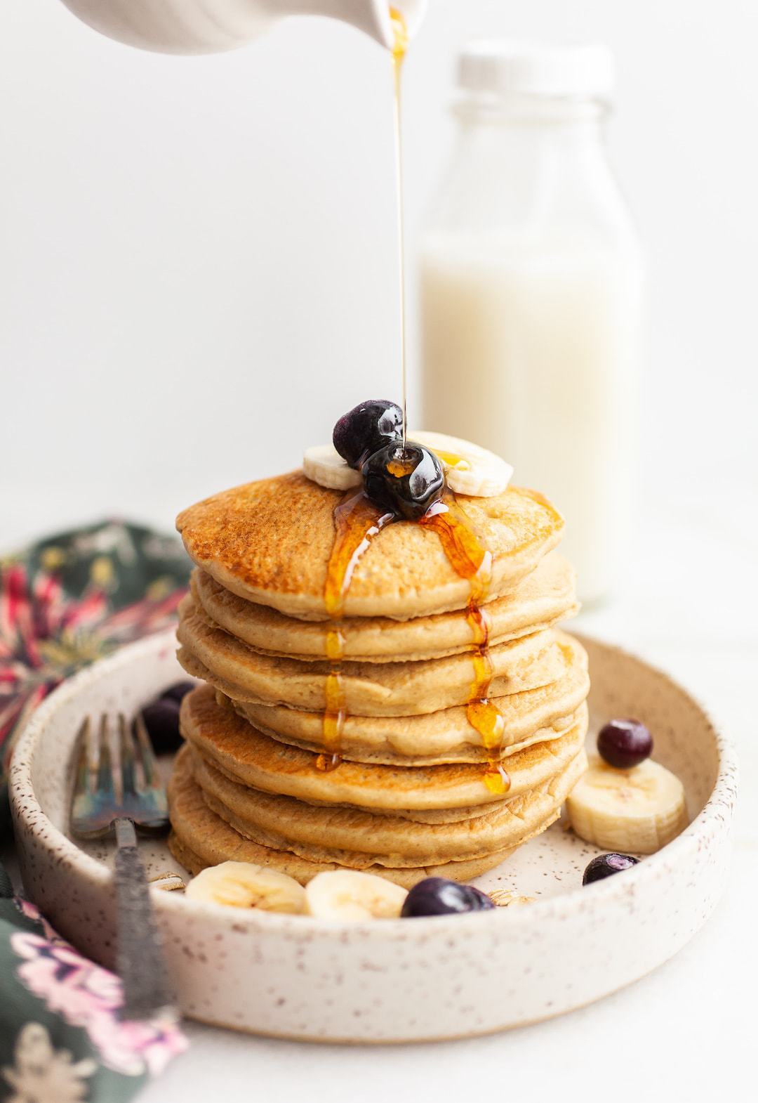 Oat Flour Gluten-Free Breakfast Pancakes