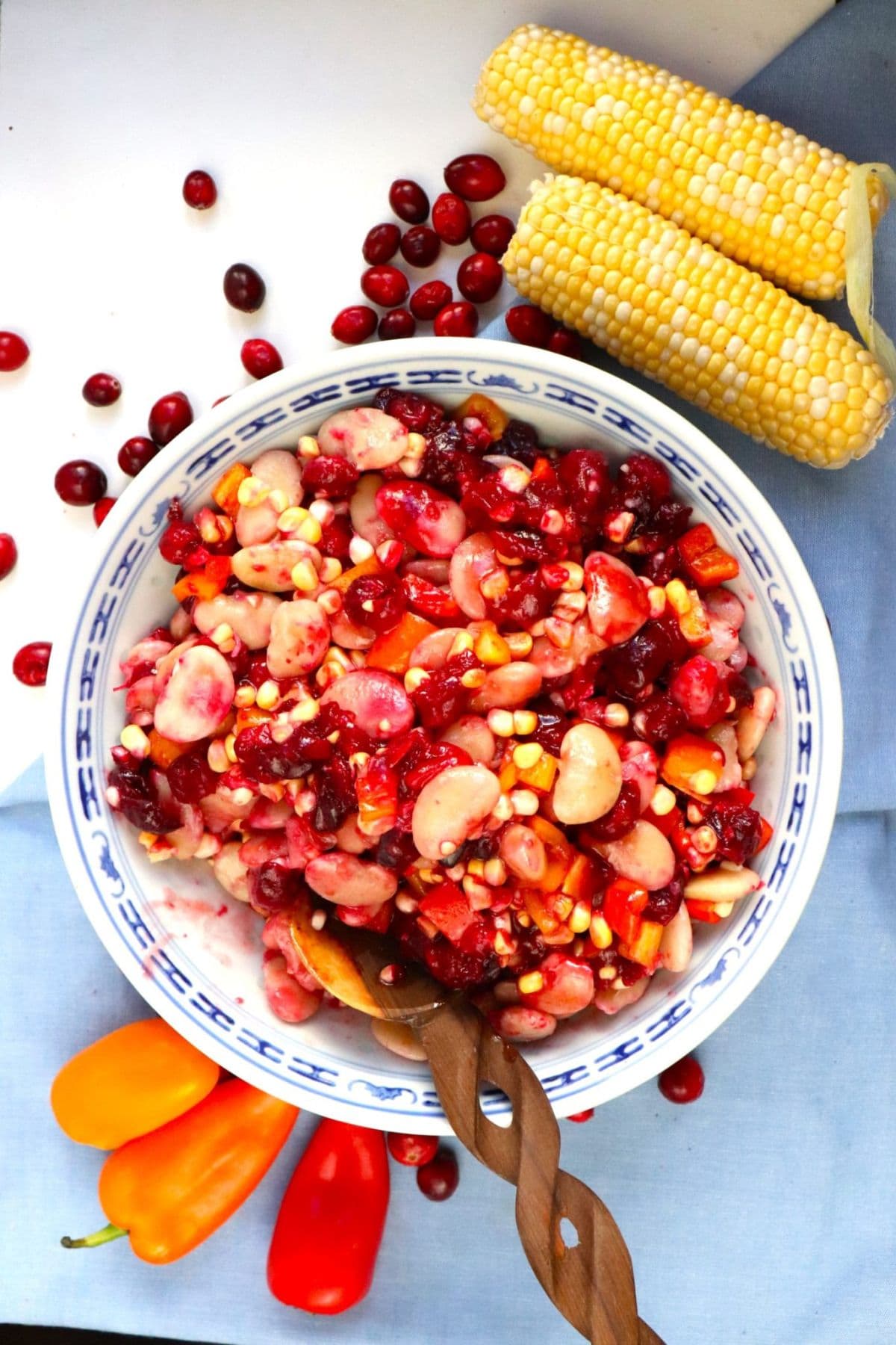 Roasted Cranberry and Lima Thanksgiving Salad