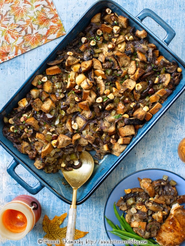 Browned Butter Mushroom Stuffing