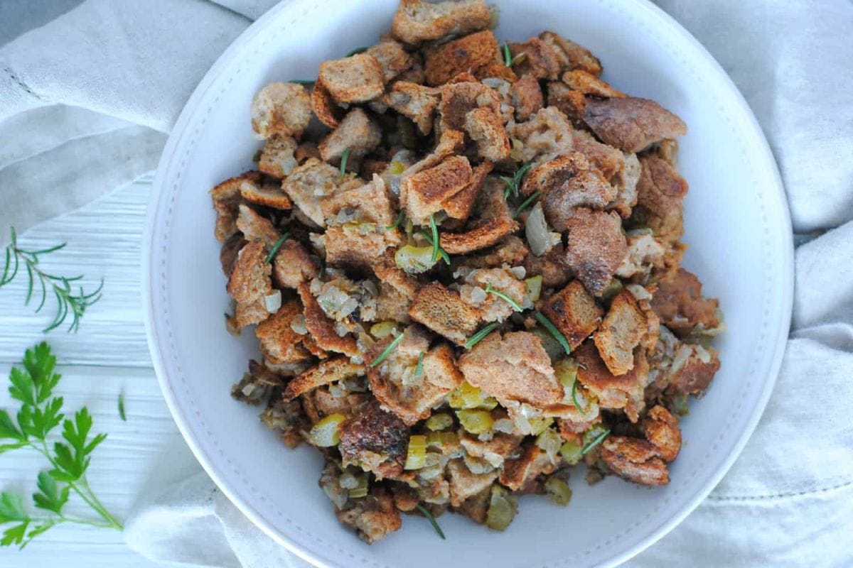 Easy Whole Wheat Stuffing