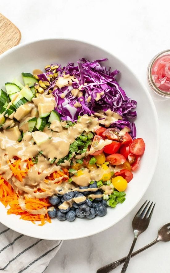 Easy Rainbow Salad