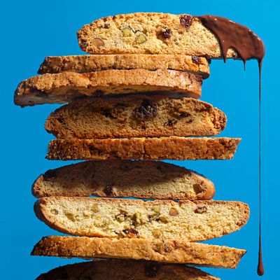 Cornmeal Biscotti with Cranberries and Pistachio