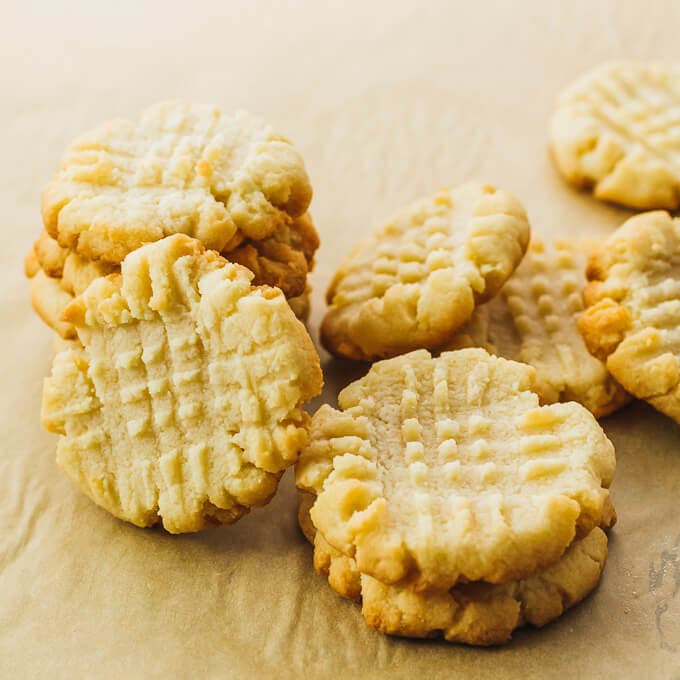 Butter Cookies with Almond Flour