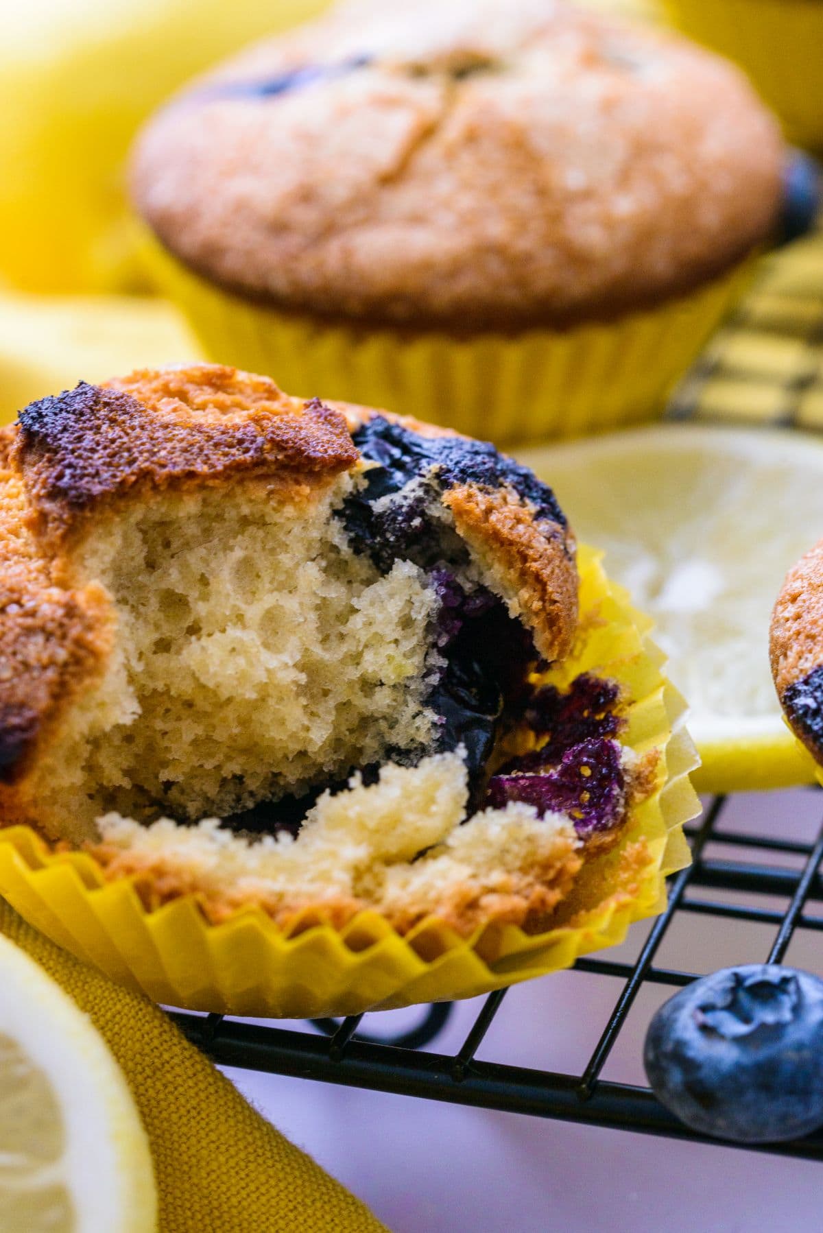 Lemon blueberry muffins 5