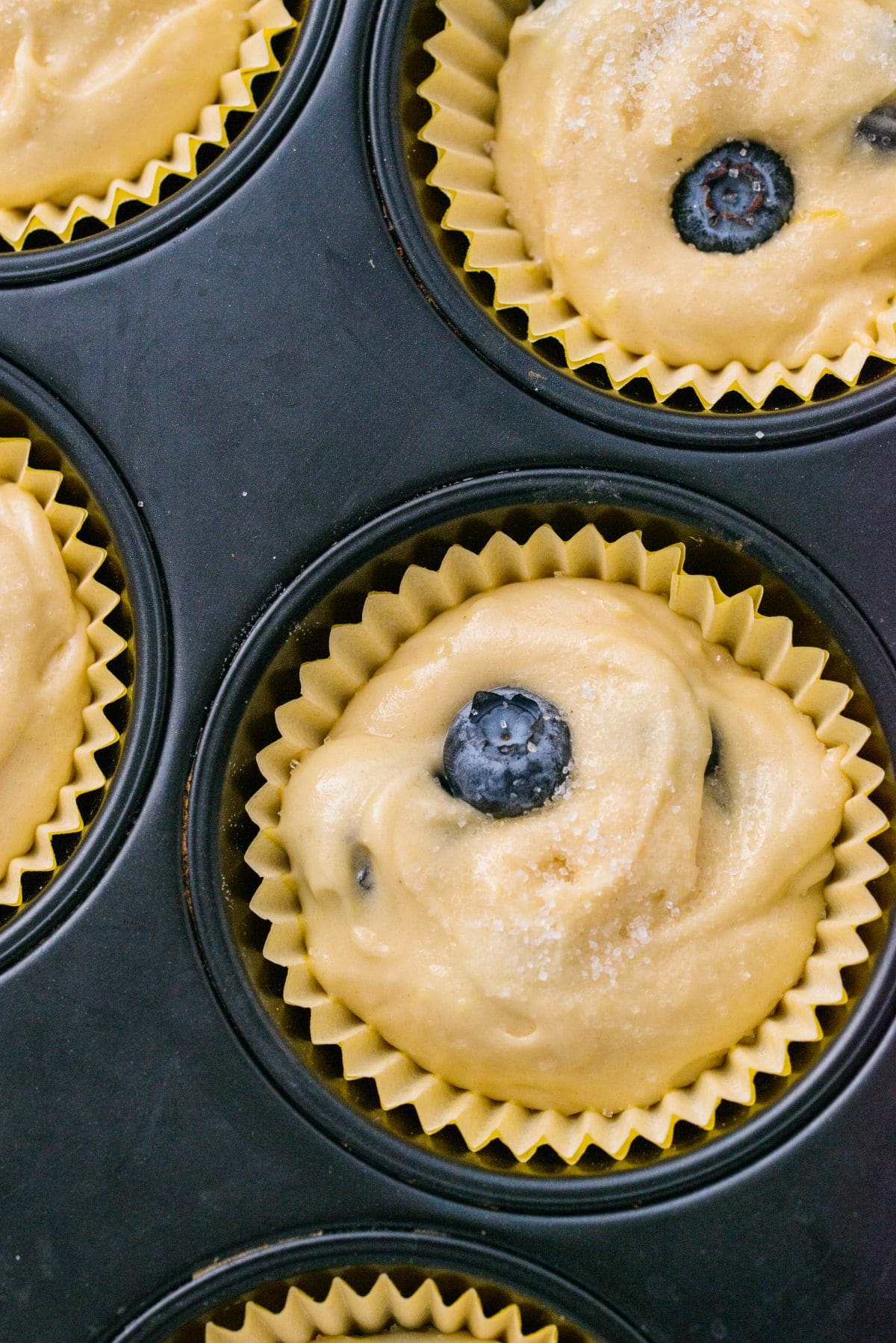 Lemon blueberry muffins step 16