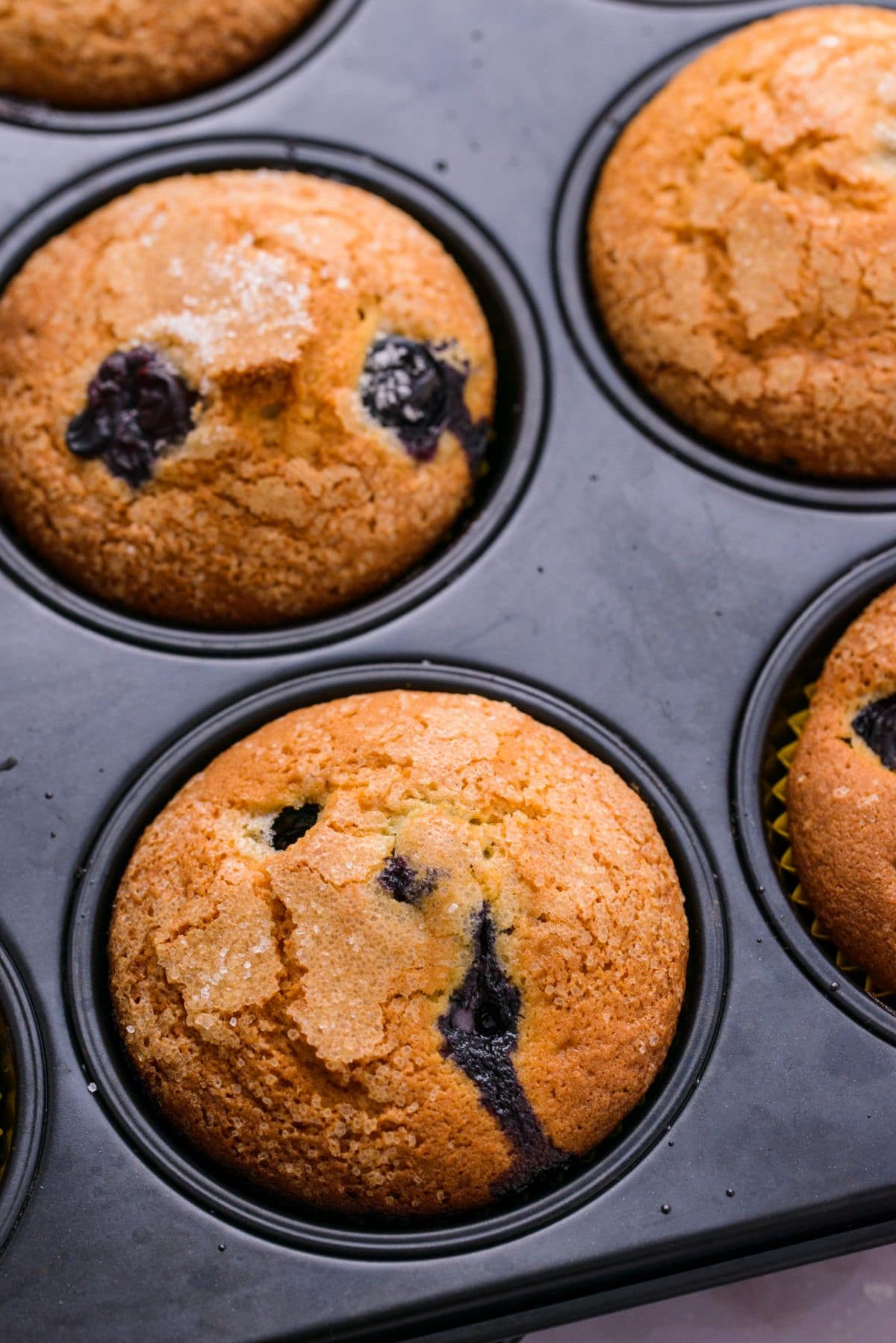 Lemon blueberry muffins step 17
