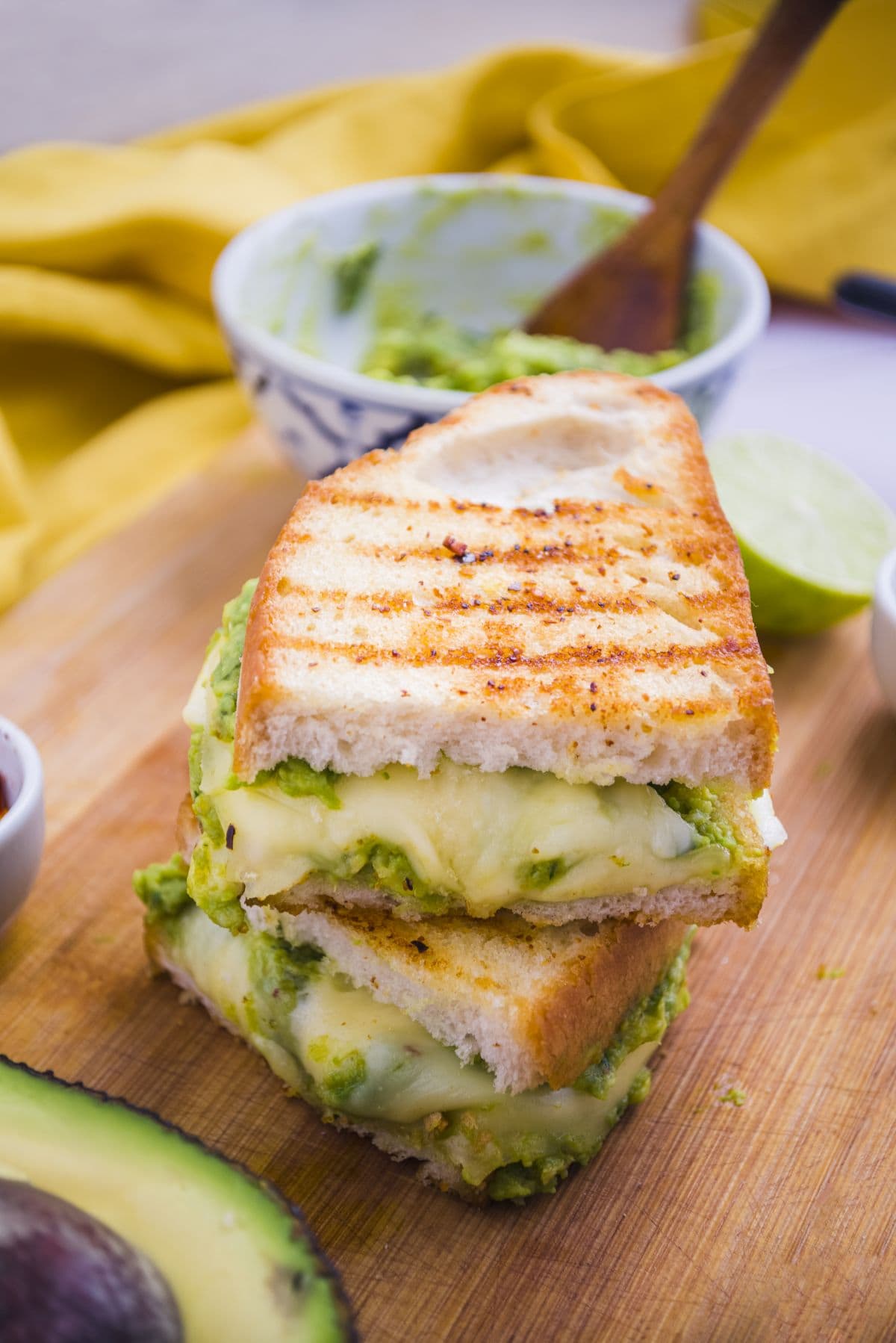Avocado grilled cheese 5