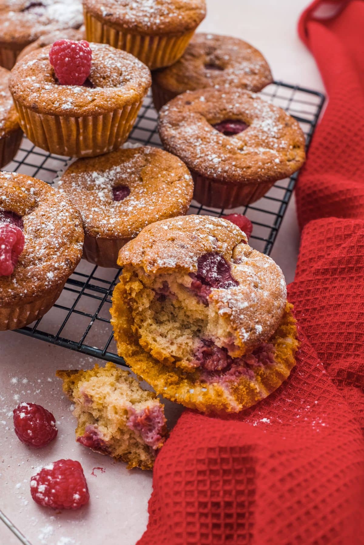Raspberry muffins 3