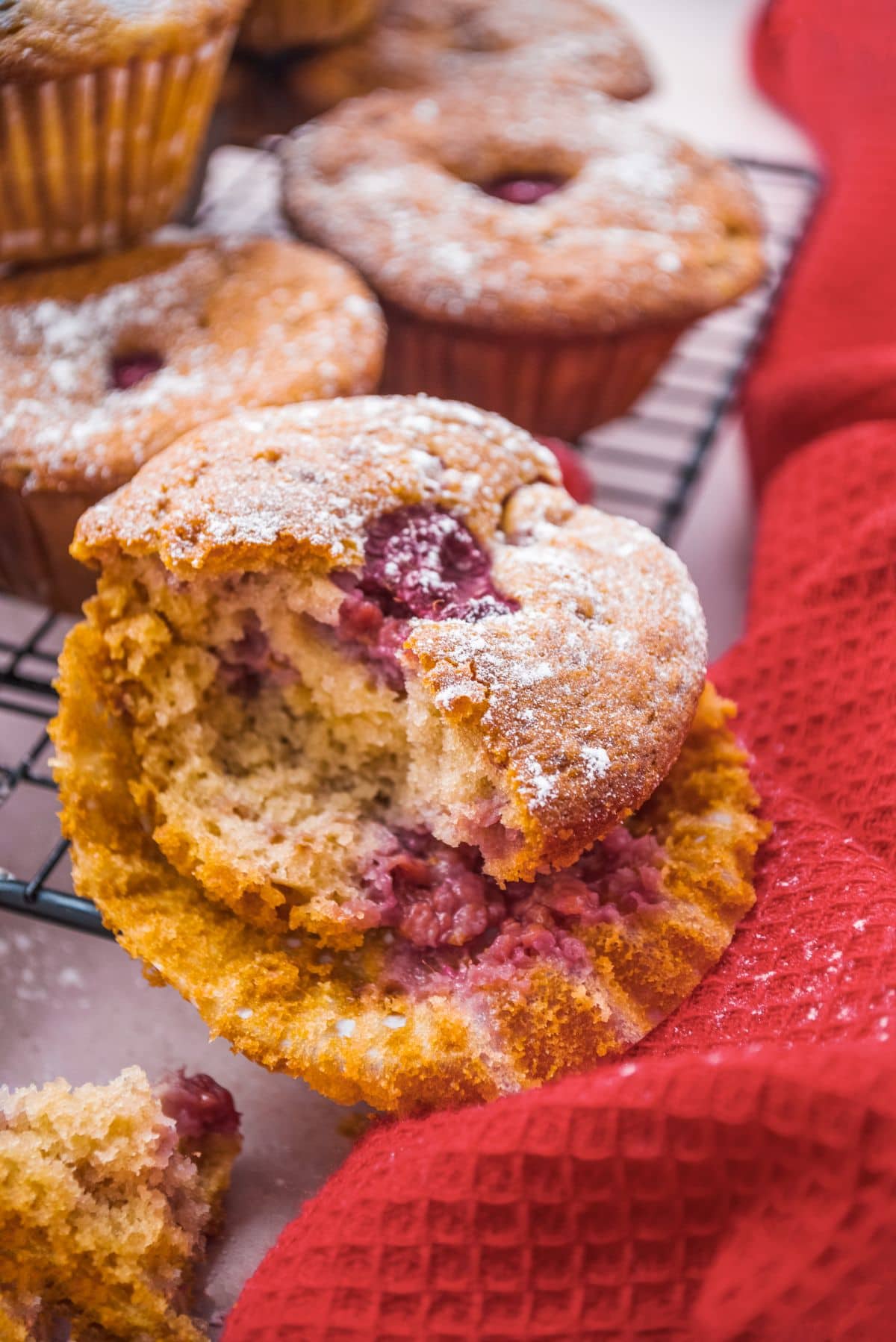 Raspberry muffins 5