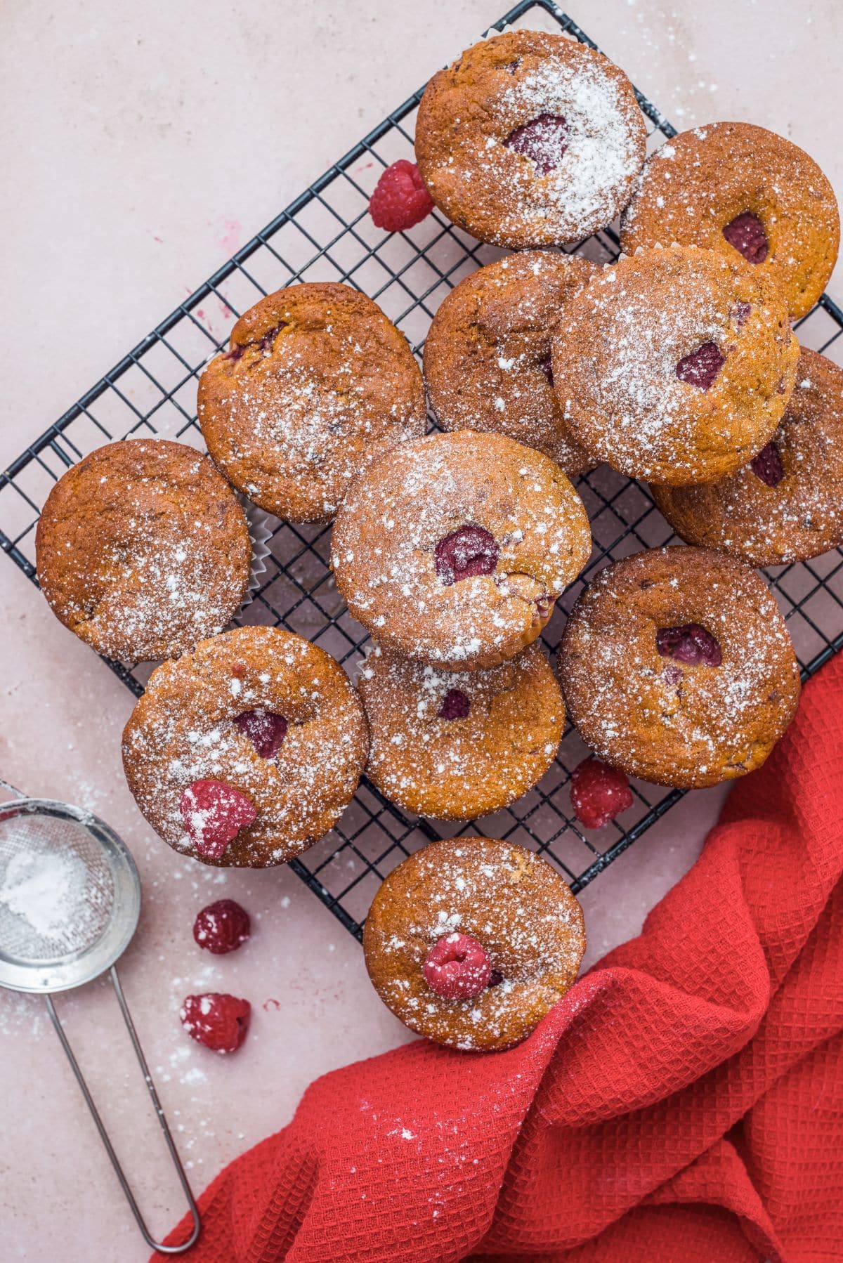 Raspberry muffins 7