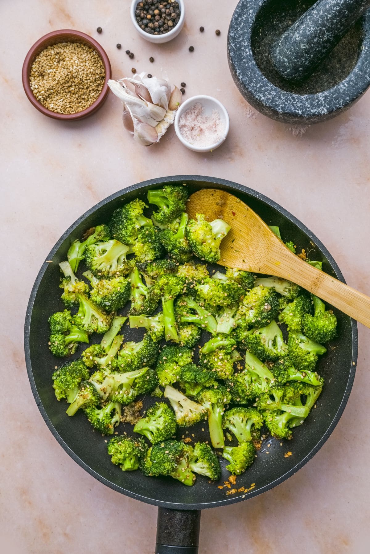 Sauteed broccoli step 6